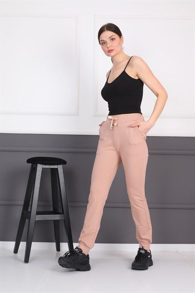 Powder Women's Sweatpants Pockets Ribbed Lace-Up Jogger Pants - photo 3