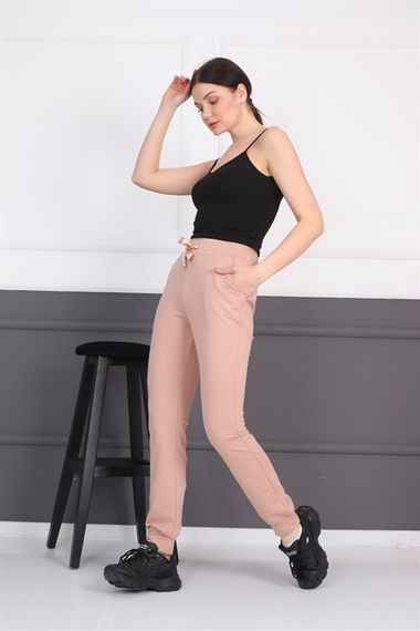 Powder Women's Sweatpants Pockets Ribbed Lace-Up Jogger Pants - photo 4