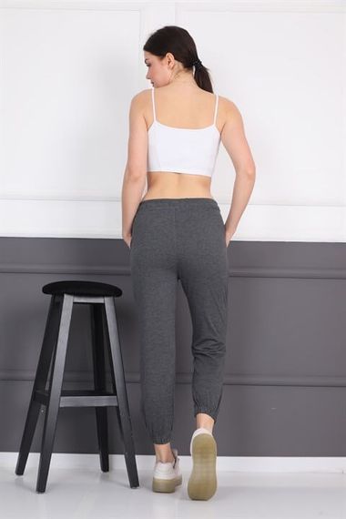 Anthracite Jogger Women's Elastic Leg Sweatpants Trousers - photo 5