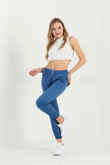 Trend Blue Color Women's Sweatpants - Jogger - photo 2