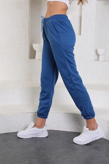 Trend Blue Color Women's Sweatpants - Jogger - photo 4