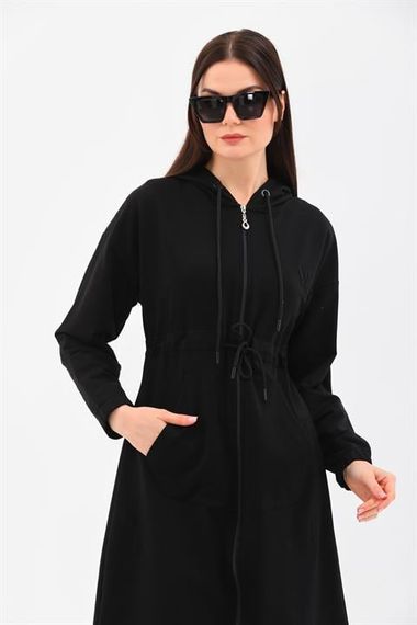 Trench Model Women's Tracksuit Set - Black - photo 2