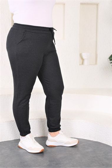 Women's Plus Size Anthracite Jogger Sweatpants - photo 1