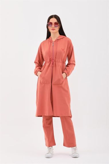 Trench Model Women's Tracksuit Set - Yavru Moussi - photo 2