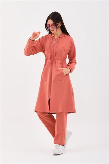 Trench Model Women's Tracksuit Set - Yavru Moussi - photo 1