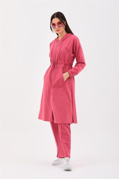 Trench Model Women's Tracksuit Set - Pomegranate Flower - photo 1