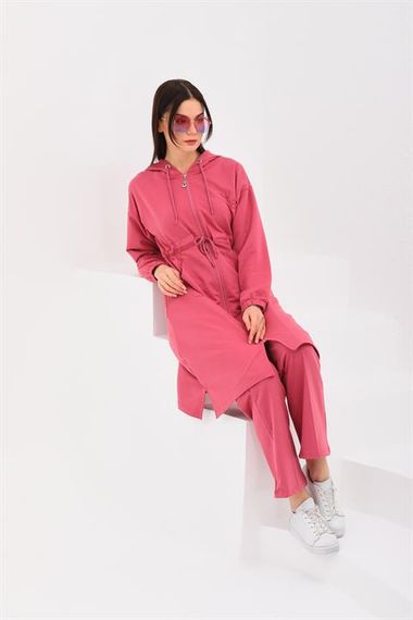 Trench Model Women's Tracksuit Set - Pomegranate Flower - photo 5