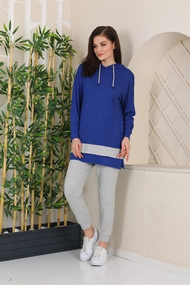 WOMEN'S SAKS HOODED GARNISH LATCHED TRACK SUIT - photo 2