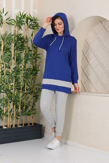 WOMEN'S SAKS HOODED GARNISH LATCHED TRACK SUIT - photo 3