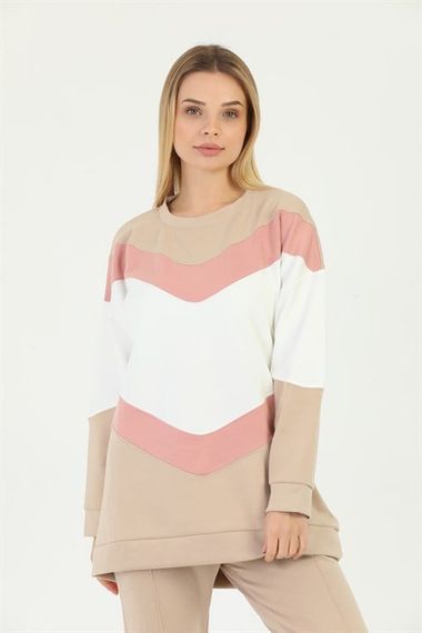 Color Garnish Daily Trend Sport Suit - Beige - photo 2