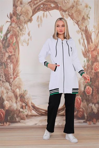 Women's Casual Sports Double Suit WHITE - photo 3