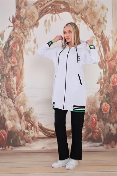 Women's Casual Sports Double Suit WHITE - photo 5