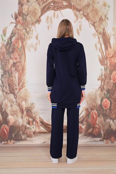 Women's Casual Sports Double Suit DARK BLUE - photo 4