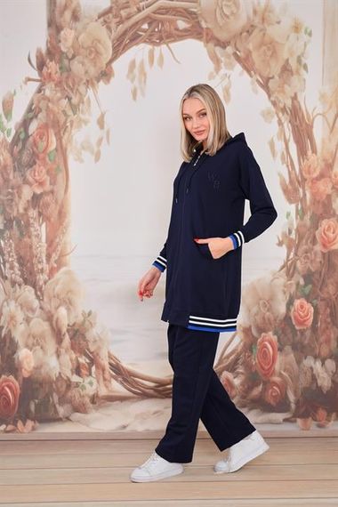 Women's Casual Sports Double Suit DARK BLUE - photo 5