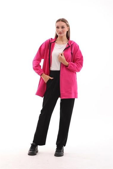 Kadın Günlük Spor İkili Eşofman Takım - FUŞYA - photo 1