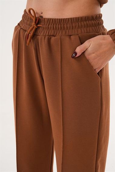 Kadın Günlük Bisiklet Yaka Eşofman Takımı TABA - photo 4