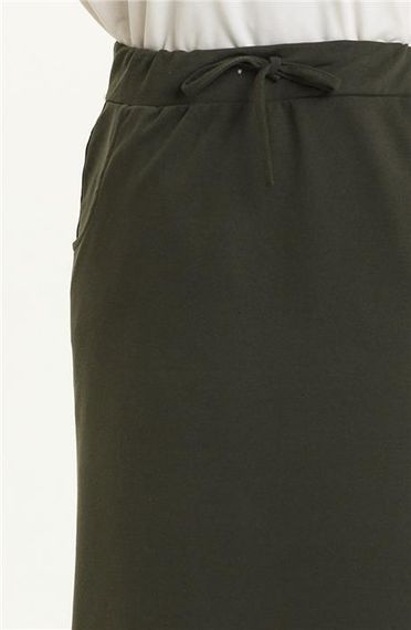 Tie Waist Pocketed Sport Skirt - Khaki - AK02004.00152 - photo 3