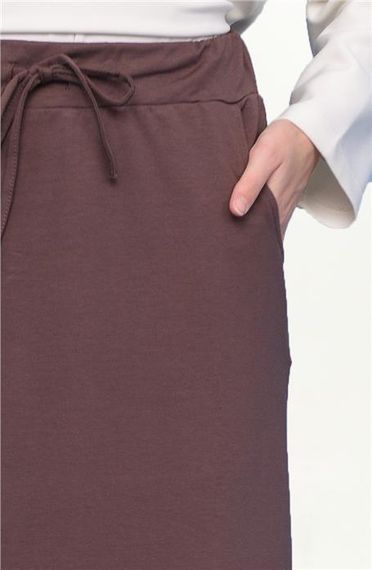 Tie Waist Pocketed Sports Skirt - Brown - AK02004.00152 - photo 4