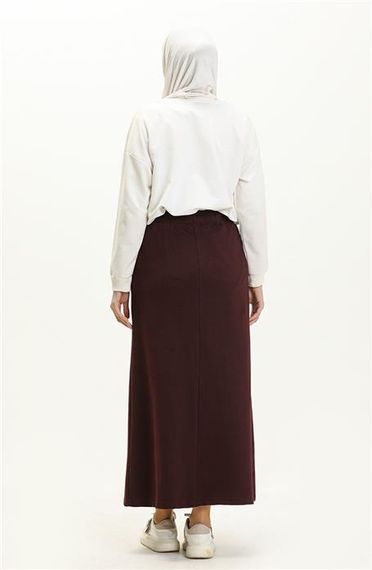 Tie Waist Pocket Sports Skirt - Plum - AK02004.00152 - photo 3