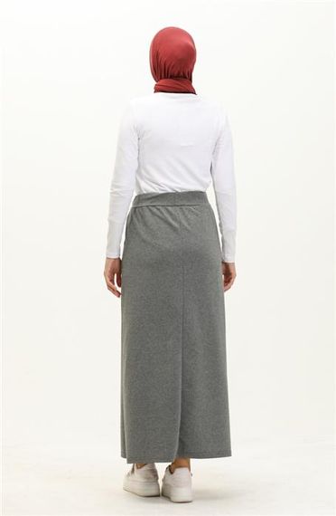 Tie Waist Pocket Sports Skirt - Anthracite - AK02004.00152 - photo 5