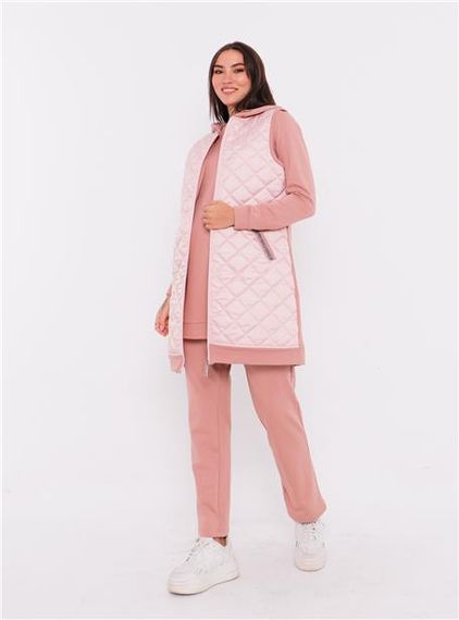 Minimal Quilted Vest Sports Triple Suit - 70060 - Powder - photo 2