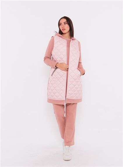 Minimal Quilted Vest Sports Triple Suit - 70060 - Powder - photo 1