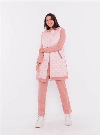 Minimal Quilted Vest Sports Triple Suit - 70060 - Powder - photo 3