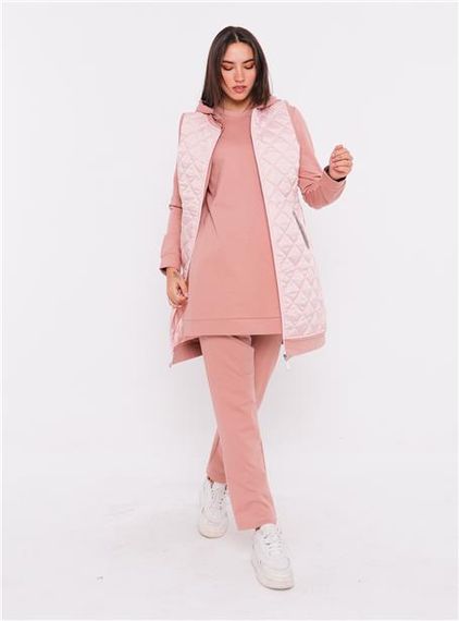 Minimal Quilted Vest Sports Triple Suit - 70060 - Powder - photo 5