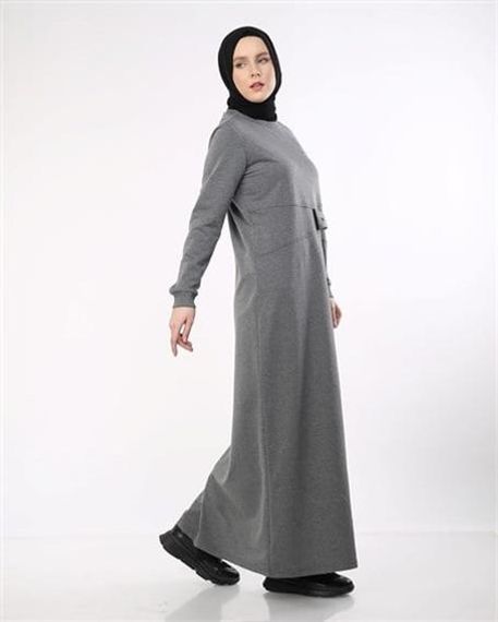 Stone Printed Dress - G-3 Anthracite, Available in Sizes 38 to 46 - photo 4