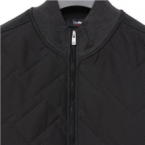 معطف رجالي مريح بقصة فضفاضة مع حواف مضلعة - MTS-8004 - رمادي غامق - صورة 2