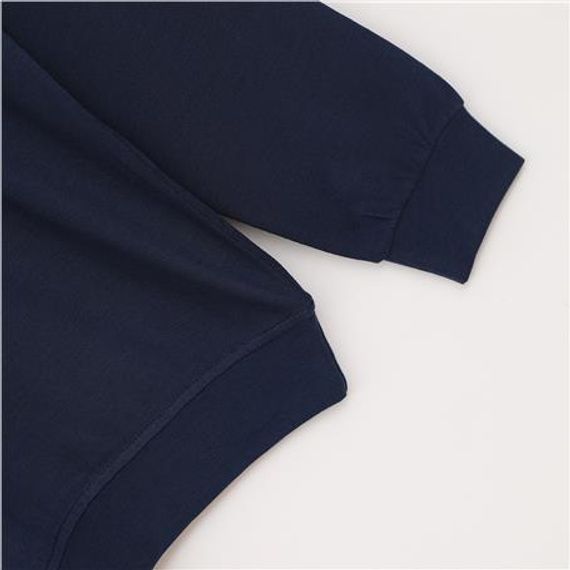 Чоловічий трако з довгим рукавом і коміром-поло, кольору морської хвилі, розміри: XL, L, M, XXL - фото 3