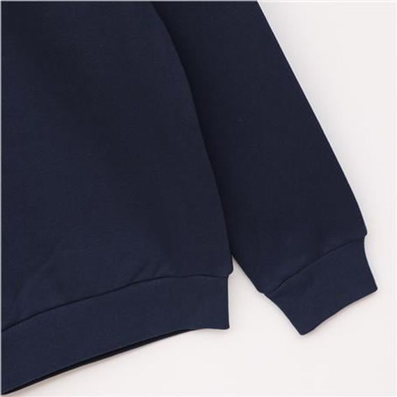 معطف رجالي مريح بقصة مريحة وقماش دافئ CZT-176 باللون الأزرق الداكن - صورة 4