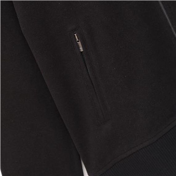 Erkek Ribanalı Comfort Fit Rahat Kesim Mont - MTS-8014 - Siyah - photo 4