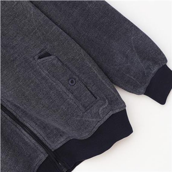 Erkek Uzun Kol Sweater Ceket - MTS-8013 - Lacivert - photo 3