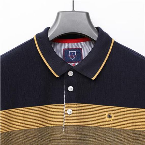 Erkek Uzun Kol Polo Yaka Sweat - CZT-103 - Lacivert - Safran - fotoğraf 2