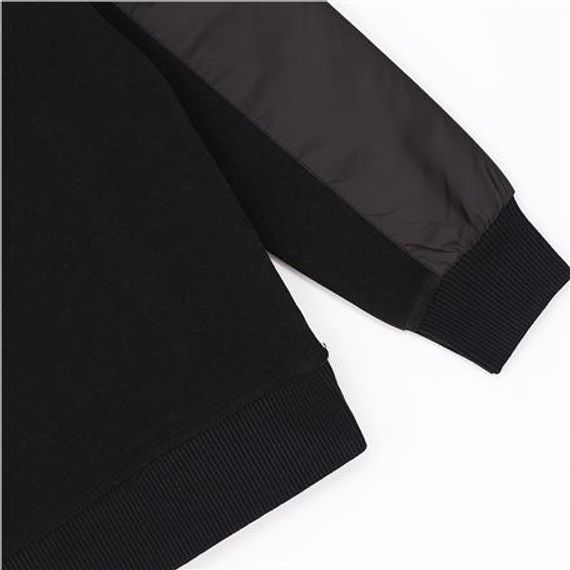 Комфортная куртка для мужчин с рибаными манжетами, свободный крой, легкая, черная, размеры XL, L, M, XXL - фото 5