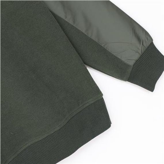 Чоловічий легкий куртка Comfort Fit з ребристими елементами, модель MTS-8017, колір оливковий, доступні розміри: XL, L, M, XXL - фото 3