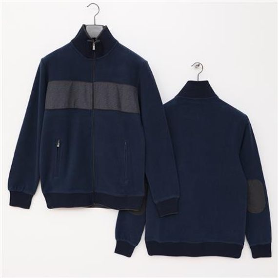 Чоловічий куртка Comfort Fit з ребристими манжетами MTS-8014, синього кольору, в розмірах XL, L, XXL, M - фото 1