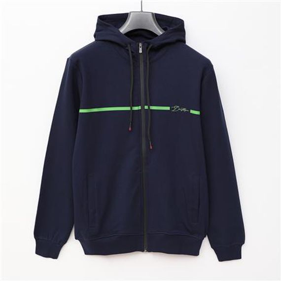 Erkek Uzun Kol Kapüşonlu Sweatshirt - SWT-301 - Lacivert - photo 1