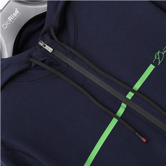 Erkek Uzun Kol Kapüşonlu Sweatshirt - SWT-301 - Lacivert - photo 2