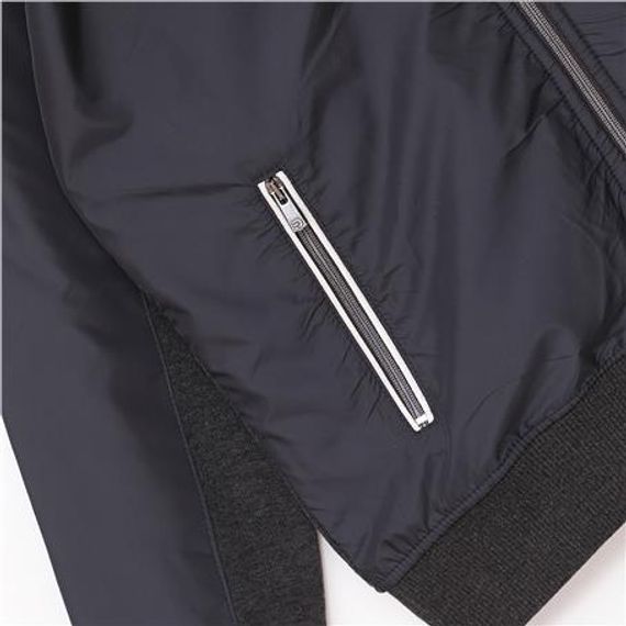 Мужская легкая куртка Comfort Fit с ribanalı, модель MTS-8017, антрацит, размеры XL, L, M, XXL - фото 2