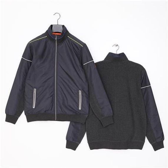 Мужская легкая куртка Comfort Fit с ribanalı, модель MTS-8017, антрацит, размеры XL, L, M, XXL - фото 1