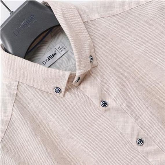 Сучасна чоловіча сорочка Modern Fit - 11-1787 - Бежевий, доступна в розмірах XL, L, M, XXL - фото 2