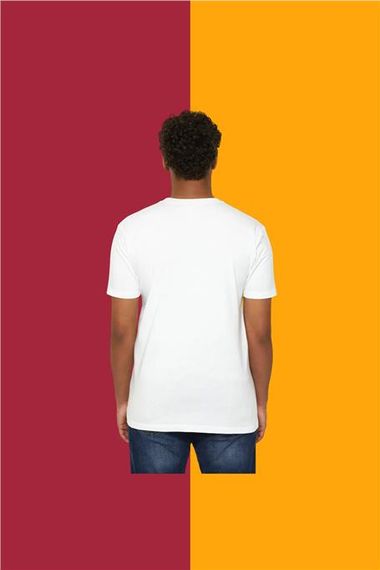 تي شيرت طباعة ماسك فيكتور غلطة سراي باللون الأبيض بجودة ممتازة مع مقاسات متاحة  S, M, L, XL, 2XL - صورة 3