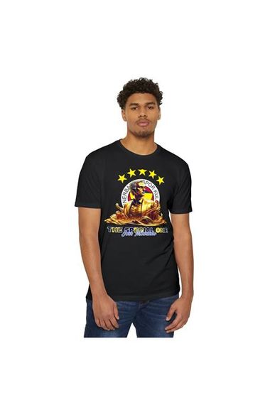 تيشيرت بجودة عالية بتصميم خاص لجماهير خوسيه مورينيو باللون الأسود لدعم فريقك بأناقة - صورة 3