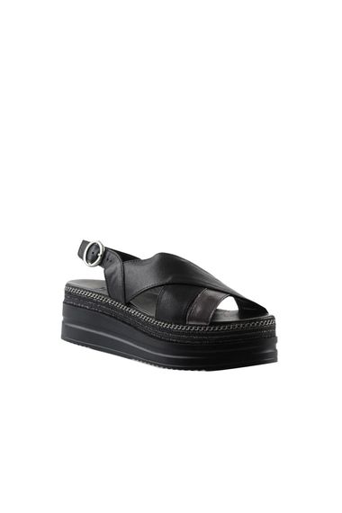 Bueno Shoes Kadın Dolgu Topuklu Sandalet 01WS5704 - fotoğraf 2