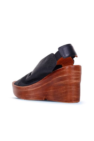 Bueno Shoes Kadın Dolgu Topuklu Sandalet 01WQ6103 - fotoğraf 4
