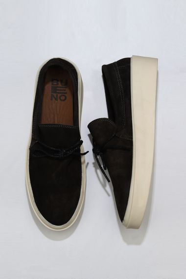 Чоловічі повсякденні туфлі Bueno Shoes 01MS10605, шкіряні, 3 см підбори, доступні в розмірах 40-45, кольори: бежевий, коричневий, світло-сірий, чорний, бордовий - фото 1