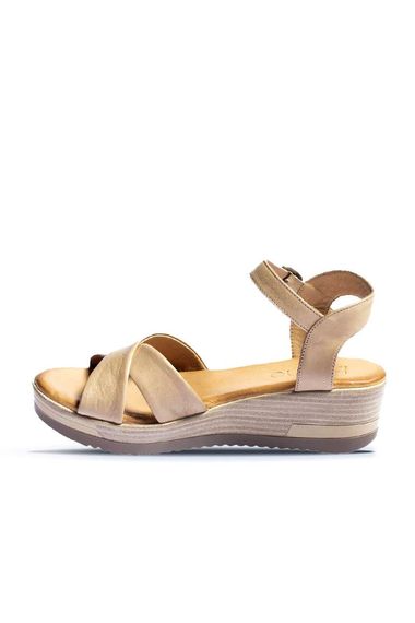 Bueno Shoes Kadın Dolgu Topuklu Sandalet 01WL3303 - fotoğraf 3