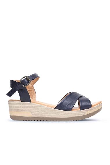 Bueno Shoes Kadın Dolgu Topuklu Sandalet 01WL3303 - fotoğraf 5